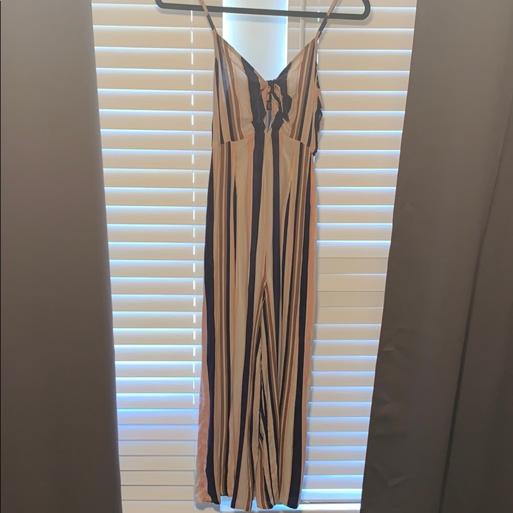 Striped Jumpsuit
